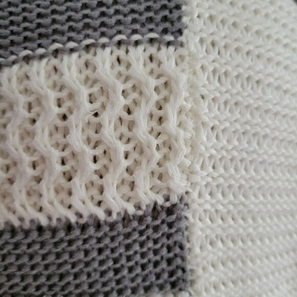 LACE pullover, sweater, longline, scoop neck large sleeve - Picture 6 of 6